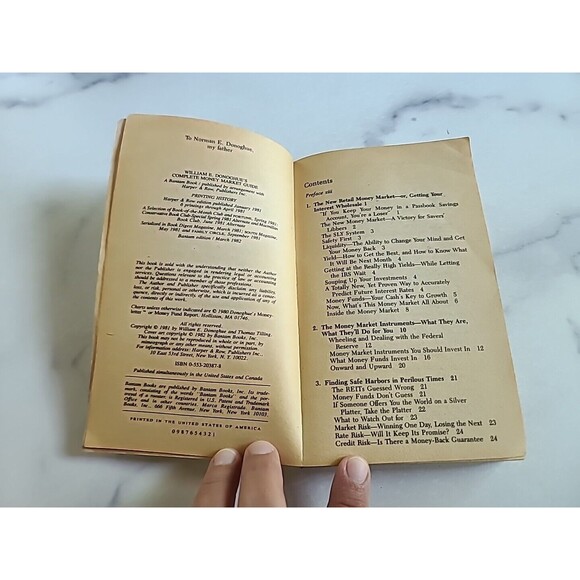 Complete Money Market Guide By William E. Donoghue Paperback - Picture 4 of 10